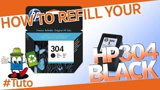 304 HP304 Black Cartridge : How To Refill The Cartridge