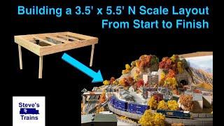 Building a 3x5 N Scale Layout From Start to Finish: Series Compilation