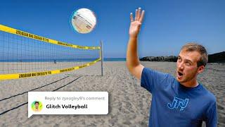 How I Created a Real Life Volleyball GLITCH (tutorial)