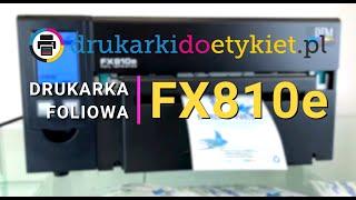 Nadaj błyszczących refleksów zadrukowanym lub czystym etykietom z drukarką foliową DTM FX810e/ec