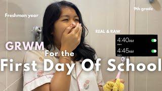 FIRST DAY OF SCHOOL GRWM + MORNING ROUTINE   ( real & raw  )