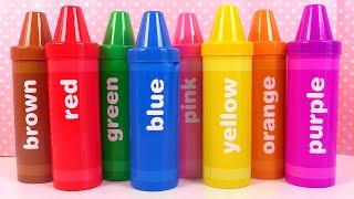 Learn Fruits and Vegetables with  Color Crayon Surprises | Learning Video for Toddlers