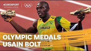 OLYMPIC GAMES - Usain Bolt titles in Beijing (2008), London (2012) and Rio (2016)