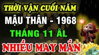 Tử Vi Tháng 11 ÂL Tuổi Mậu Thân 1968: Không ít May Mắn, Chú ý mà đón nhận kẻo phí hoài cơ hội