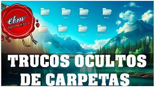 FUNCIONES OCULTAS DE LAS CARPETAS EN WINDOWS - DESCUBRE LO QUE NO SABÍAS