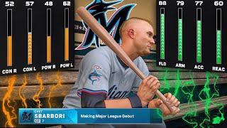 I Called up an Outfielder with BIG Potential - MLB The Show 25 Marlins Franchise | 27