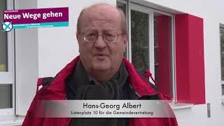 Hans-Georg Albert für verbesserte Nachmittagsbetreuung  #neuewegegehen #wirfürhier #wirfüreuch