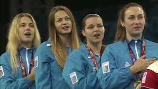 Anthem of Ukraine (2015 European Games, women's team sabre)