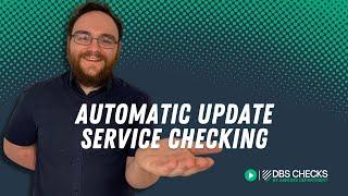 Automatic Update Service Checks by Aaron's Department