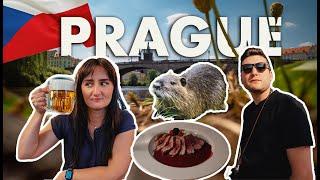 First time in Czech Republic ￼  First Impressions of Prague (Food, Beer and Nutrias) Vlog | PT 1/3