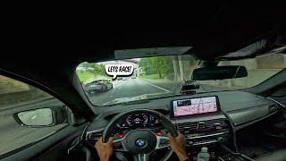 FUN RUN ON THE HIGHWAY FROM BMW IN MY LCI F90 M5 COMPETITION (Valvetronic Exhaust ASMR)