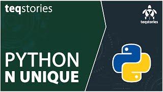 N Unique Tutorial | Learn Python Numpy for Data Science | Teqstories