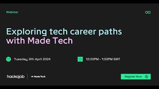 Exploring Tech Career Paths with Made Tech