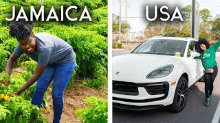 The difference between life in America and Jamaica, is life better?