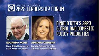 B'nai B'rith's 2023 Policy Priorities in Latin America