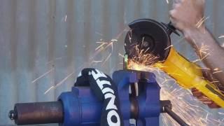 Kryptonite New York Fahgettaboudit Chain - angle grinder test on one of our bike lock picks