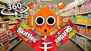 360° VR Orange Sprunki Skittles Meme | Incredibox Sprunki Animation