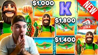 THE NEW BIG BASS SLOT IS ACTUALLY INSANE! (HUGE WINS)