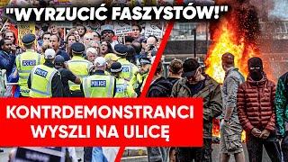 "Wyrzucić faszystów!". Kolejny zmasowany protest w Wielkiej Brytanii