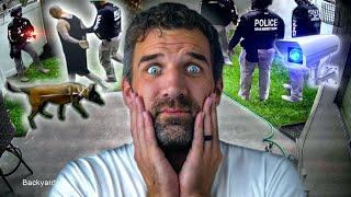 Police Arrest Gang Member in my Backyard | Caught on Camera