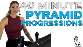 40 MIN Pyramid Progressions! | Treadmill Workout