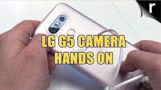 LG G5 hands-on camera review | MWC 2016