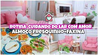 ROTINA DONA DE CASA  ALMOÇO COMPLETO LIMPEZA FAXINA / ORGANIZAÇÃO #FAXINA #decoração  #COMPRINHAS