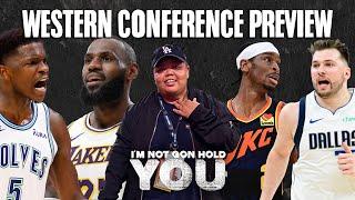 Western Conference Preview With Big Wos & Pavy | I'm Not Gon Hold You #INGHY