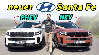 Neuer Hyundai Santa Fe im Test: 6- oder 7-Sitzer, Hybrid oder PHEV?