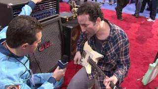 Blues Saraceno demos the new Music Man Albert Lee