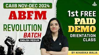 CAIIB ABFM Paid Demo Class #1 | CAIIB ABFM English | CAIIB Online Classes | CAIIB Nov 2024