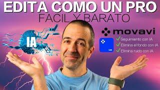 MOVAVI VIDEO EDITOR 2024 con IA - El MEJOR EDITOR para PRINCIPIANTES | NOVEDADES y TUTORIAL Español