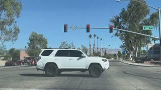 Lake Havasu City Arizona / U.S.A. - Driving on McCulloch Blvd N to Jamaica Blvd