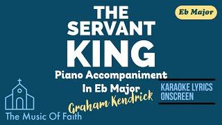 THE SERVANT KING (Hymn) Piano Accompaniment [Karaoke Lyrics Onscreen]