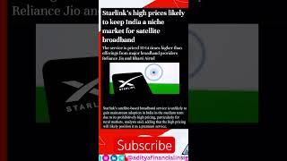 Starlink service more coast 10-15 time than normal broadband #adityafinancialinsights #starlink#yt