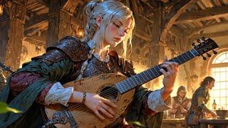 Peaceful Medieval Tavern Vibes: Acoustic Medieval Music with Bard Lute Playing  for Deep Relaxation