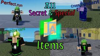 All secret and special items in Item Asylum