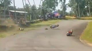 Mirigama Race Track  CBR Accident