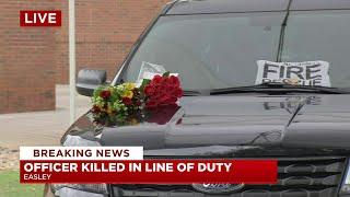 Easley Police Officer killed in the line of duty