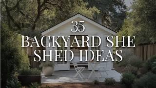 35 Backyard She Sheds to Inspire Your Own Backyard Sanctuary | Beautiful She Sheds Designs