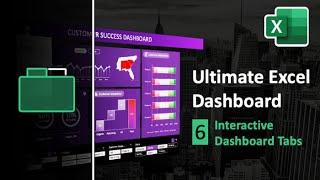 How to Create Interactive Dashboard Tabs in Excel | Ultimate Excel Dashboard Ep. 6