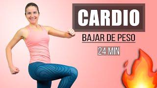 Cardio Rápido para BAJAR DE PESO - 24 minutos