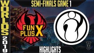 FPX vs IG Highlights Game 1 | Worlds 2019 Semi-finals | FunPlus Phoenix vs Invictus Gaming