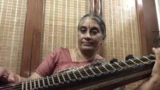 Sarali varisai with tisram - Rajshri Ramakrishna - Vina playing for beginners- 9