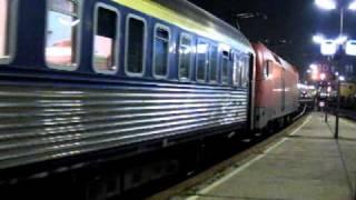 Express D347 "Dacia" Wien - Bucuresti hauled by Taurus ÖBB1116 at Wien Westbahnhof