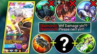 YIN REVAMPED IS ABSOLUTELY CRAZY | YIN SUPER HIGH DAMAGE BUILD & EMBLEM 2024 | MOBILE LEGENDS