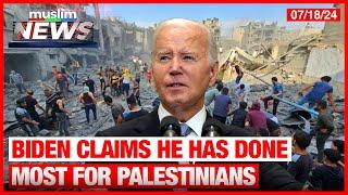 Biden Claims He Has Done Most For Palestinians