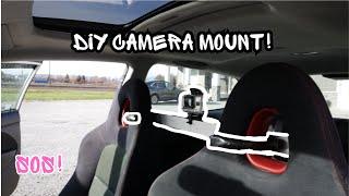 DIY: In car camera/gopro mount!