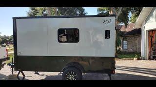 DIY Cargo Trailer Camper Conversion - Episode 7 - Build Progress Update Walkaround- Toy Hauler