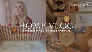 Home Vlog  New House Tour, Hosting, Beauty Giveaway & more | Matilda Bea